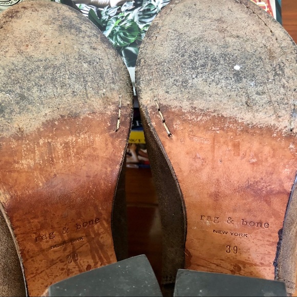 Rag & Bone Brown Booties 39 / fits like 8.5 - Picture 12 of 16